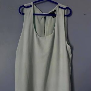Mint chiffon top
